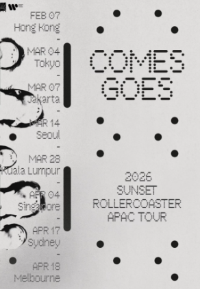 【新加坡】Q comes Q goes 2026落日飞车巡演-新加坡站