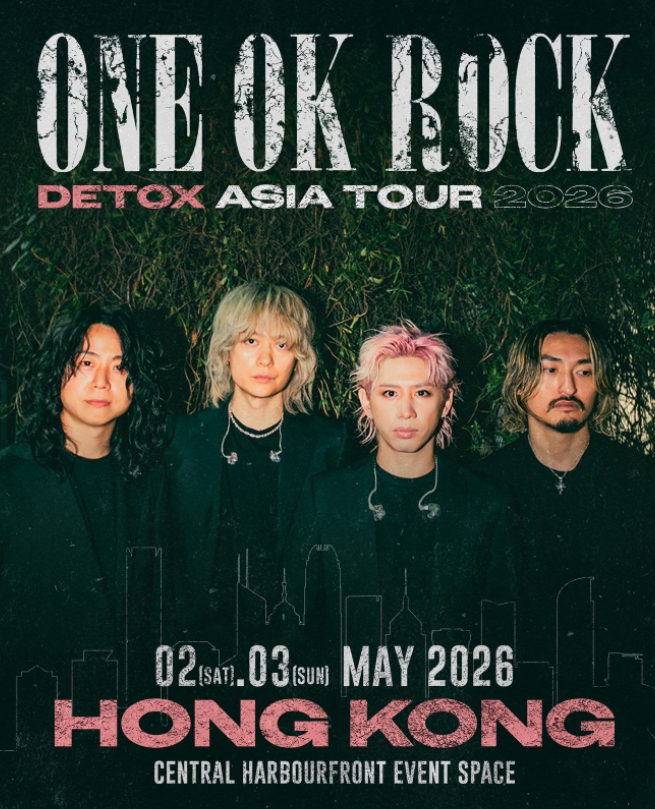 【香港】ONE OK ROCK DETOX 2026 亚洲巡回演唱会