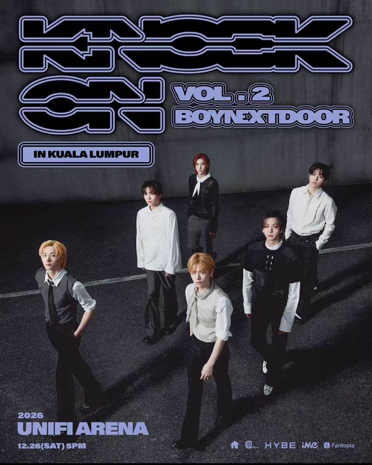 BOYNEXTDOOR‘KNOCK ON Vol.2’巡演-吉隆坡站海报