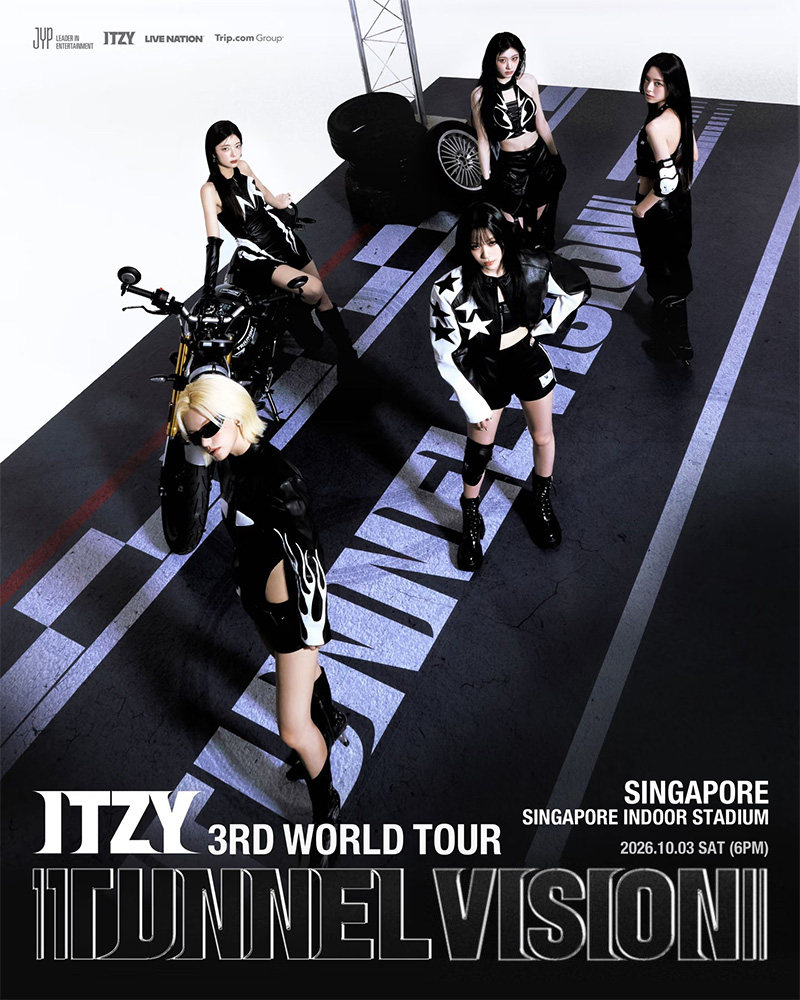 【新加坡】ITZY 3RD 世界巡回演唱会<TUNNEL VISION>-新加坡站
