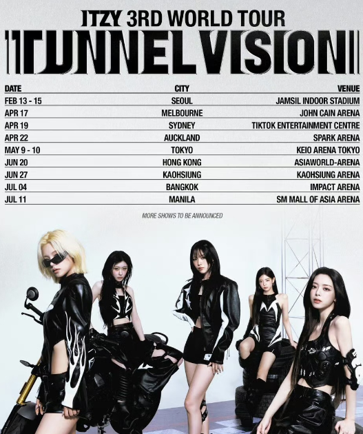 【高雄】ITZY 3RD 世界巡回演唱会<TUNNEL VISION>-高雄站