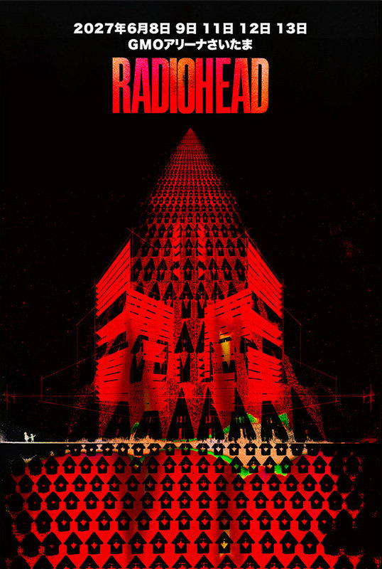 RADIOHEAD 巡回演唱会-东京站 演出海报