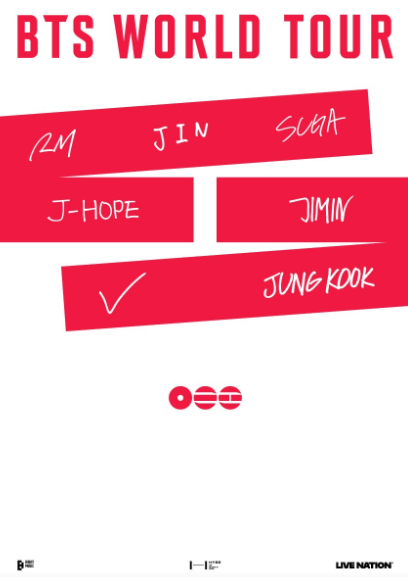 防弹少年团(BTS)世界巡演-香港站海报