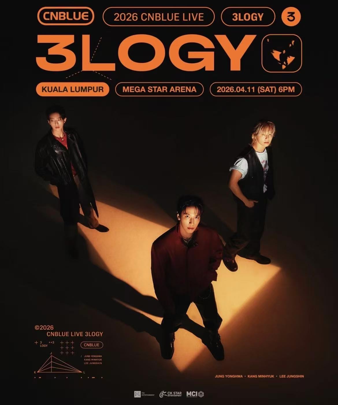 【马来西亚吉隆坡站】2026 CNBLUE “3LOGY”世界巡会演唱会-吉隆坡站