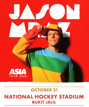 Jason Mraz Asia Tour 2026 Live-吉隆坡站海报