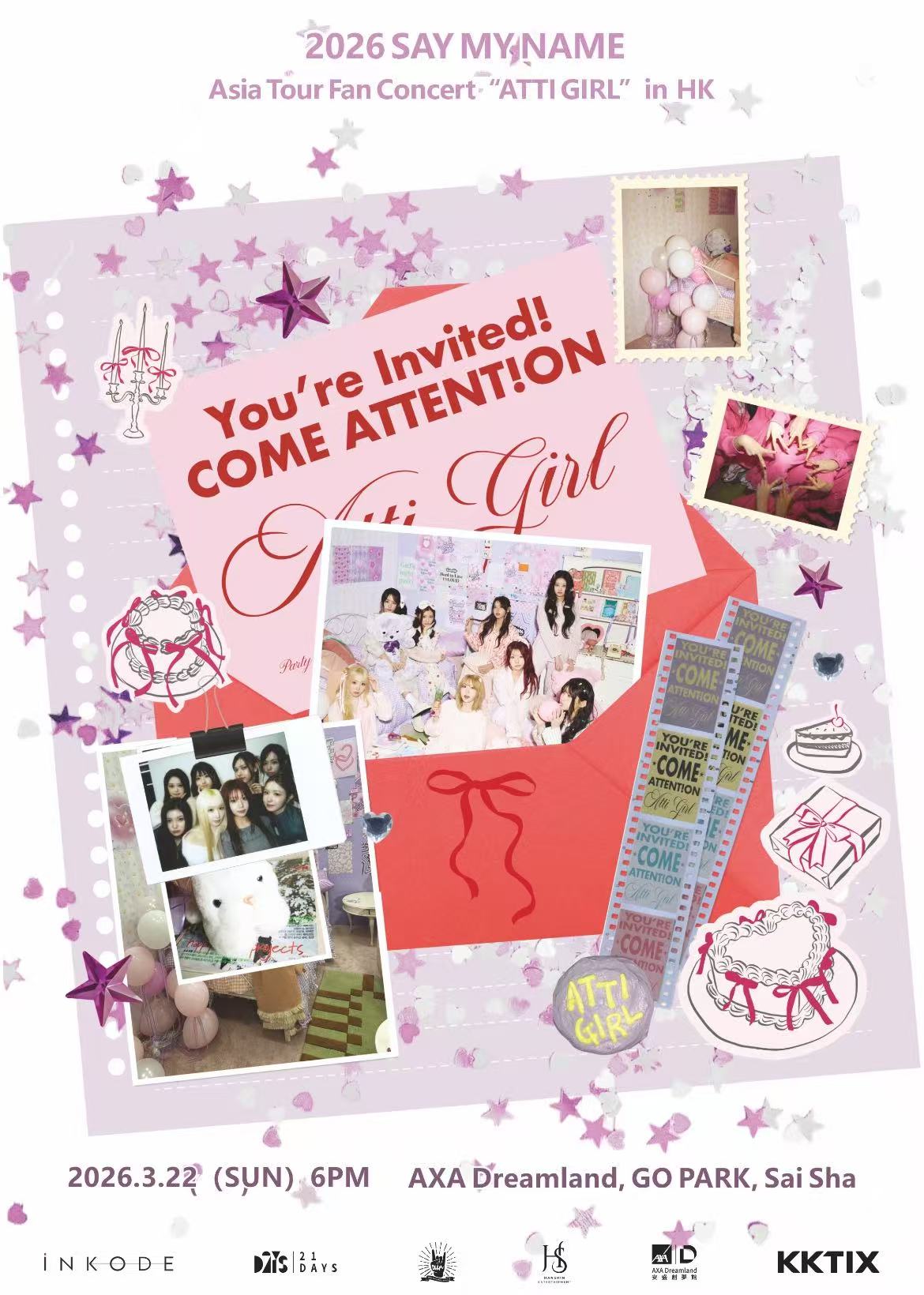 【中国香港站】2026 SAY MY NAME 亚洲巡回「ATTIGIRL」粉丝演唱会-香港站