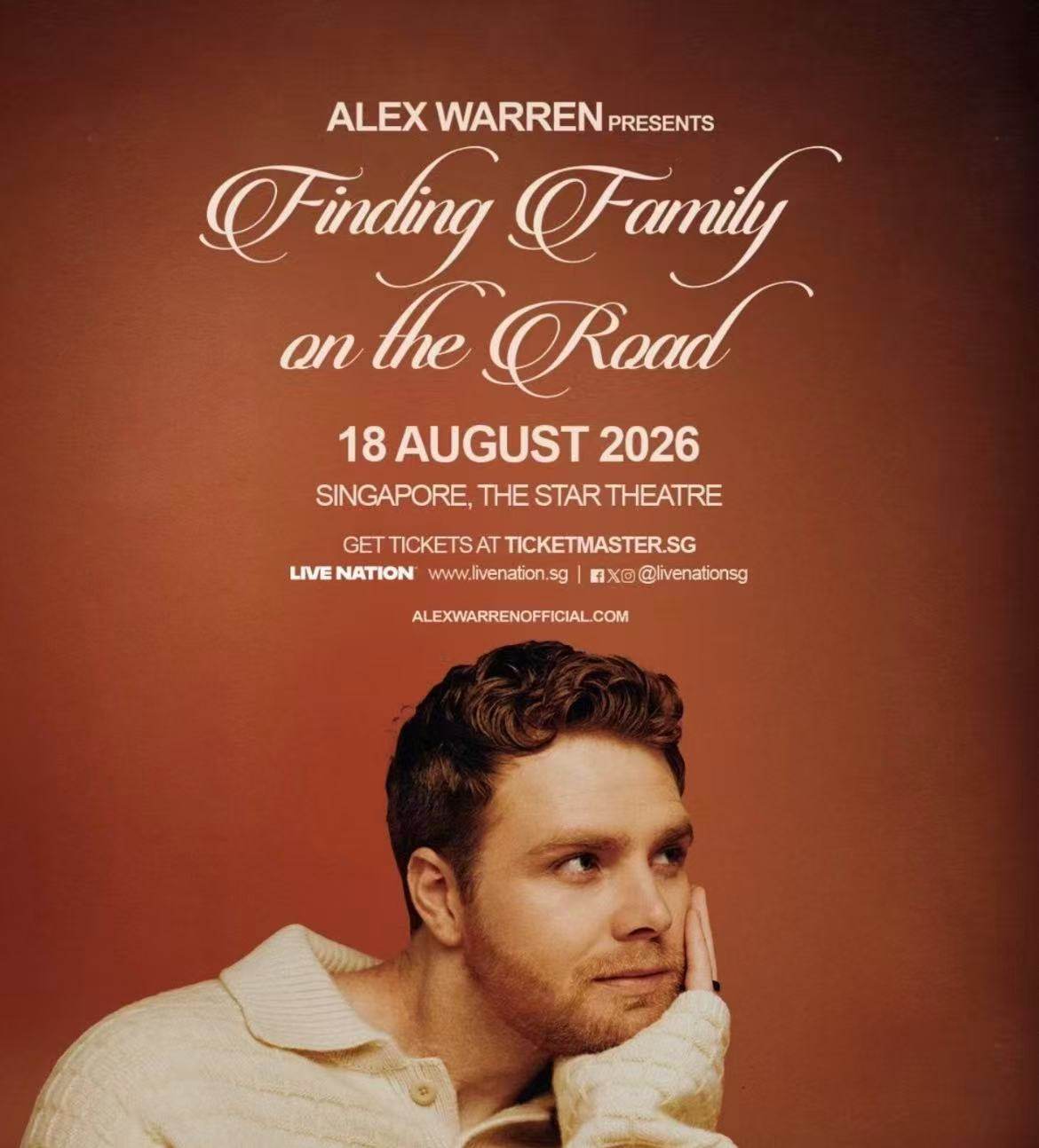 【新加坡】Alex Warren: Finding Family on the Road-新加坡站